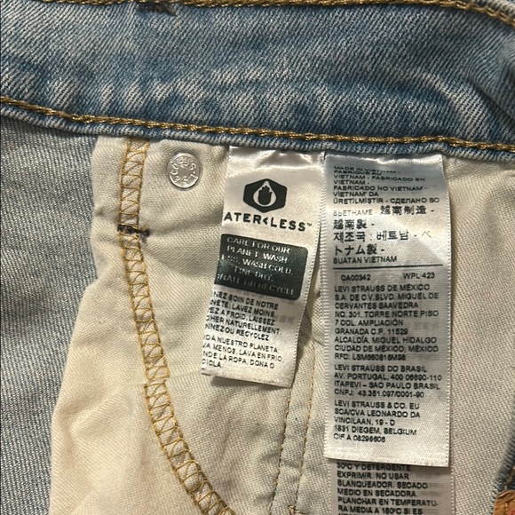 Levi's Blue Straight Jeans Classic Fit - Picture 7 of 7